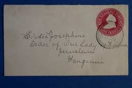 S19  NEW ZEALAND BELLE LETTRE 1901 POUR JERULSEM    + AFFRANCHISSEMENT INTERESSANT - Covers & Documents