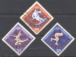 Rumania, 1964, Preobliterados,Y&T,1977,1980,1979, Con Goma - Autres & Non Classés