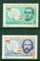 POLAND 1986 Mi 3033-34** 25th Anniversary Of Antarctic Treaty [A7074] - Antarktisvertrag