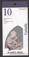 1995 Christmas Sculptures Ste Anne De Beaupré  Sc 1585  BK 187 ** - Carnets Complets