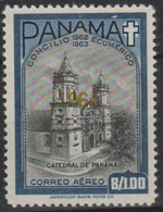PANAMA - 1964 1b Cathedral Overprinted "1964". Scott C321. MNH - Panama
