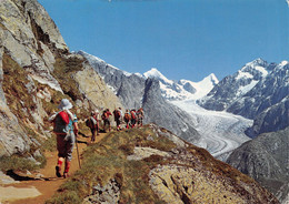 Am Weg Zum Märjelensee Mit Fischergletscher Finsteraar Rothorn Pberaarhorn Und Wasserhorn Fiesch - Fiesch