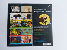 BL. 192. Tintin à L'écran - Kuifje Op Het Scherm. - Philabédés