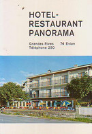 Evian   H752        Hôtel Restaurant Panorama - Evian-les-Bains