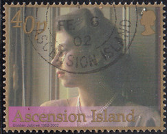 Ascension 2002 Used Sc #792 40p In 1946 50th Ann Reign QEII - Ascension