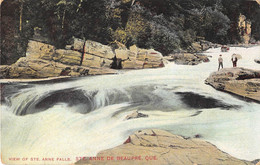 QUEBEC - SAINTE ANNE DE BEAUPRE - VIEW OF SAINTE ANNE FALLS - Ste. Anne De Beaupré