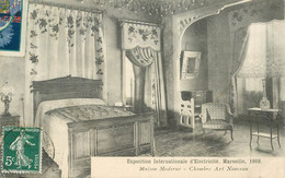 CPA FRANCE 13 "Exposition Internationale D'Electricité, Marseille 1908" / ART NOUVEAU - Exposición Internacional De Electricidad 1908 Y Otras