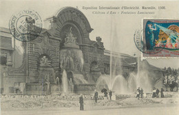 CPA FRANCE 13 " Marseille, Exposition Internationale D’électricité 1908 " - Exposición Internacional De Electricidad 1908 Y Otras