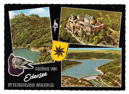 Gruss Vom Edersee - Im Ferienland Waldeck - 3 Ansichten - 1962 - Edersee (Waldeck)