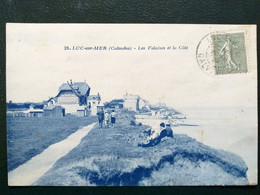 14  , Luc Sur Mer ,les Falaises Et La Côte  En 1924 - Luc Sur Mer