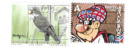 LUXEMBOURG 2021 - LETTRE ENTIERE  POUR LA FRANCE BD SUPER HEROS, OISEAU LA ROUSSEROLLE EFFARVATTE ( PETIT TIRAGE ) - Lettres & Documents