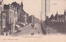 MUST Anvers Vue Perspective Du Quai Jordaens - Antwerpen