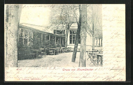 AK Neumünster, Gasthaus Tivoli Mit Terrasse - Neumünster