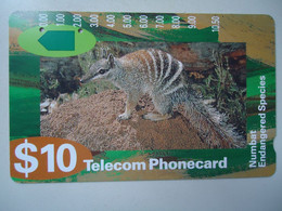 AUSTRALIA  USED CARDS     ANIMALS - Dschungel