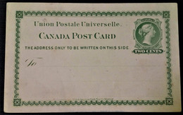1078 CANADA COVER POSTAL STATIONERY POST CARD - 1903-1954 Reyes
