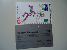 AUSTRALIA  USED   CARDS  OLYMPIC  GAMES BARCELONA 1992 - Juegos Olímpicos