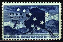 USA 1959 Mi 743 Statehood Alaska MNH - 2b. 1941-1960 Neufs