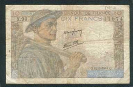 10f Mineur 22/6/44 (2) - 10 F 1941-1949 ''Mineur''