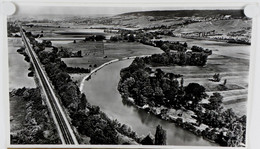 Damery.la Marne En Aval D'Épernay.photographie.dimensions 45,00 X 27,3 Cm.circa 1950. Peut être Encadré. - Lugares