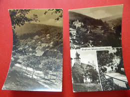 2 X Winterstein - Echt Foto - 1960 - Kleinformat - Waltershausen Thüringer Wald - Thüringen - Waltershausen