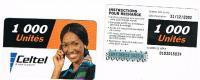 MALAWI   - CELTEL (GSM RECHARGE) - GIRL  1000   EXP. 12.02 (NO GRATTEZ...IN BACK)    - USED   -  RIF. 799 - Malawi