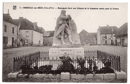 Mirebeau Sur Beze Côte D'or Monument Aux Morts 1918  état Superbe - Mirebeau