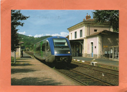 RETOURNAC  ( HAUTE-LOIRE )  GARE Et TRAIN  Achat Immédiat - Retournac