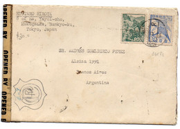 Carta  De 1949 Japon Direccion A Buenos Aires. - Lettres & Documents