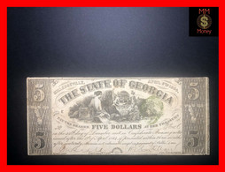 U.S.A.  USA  United States  5 $  6.4.1864    P.  S 870  "Georgia"   VF - Divisa Confederada (1861-1864)