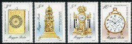 HUNGARY 1990 Antique Clocks MNH / **.  Michel 4120-23 - Unused Stamps