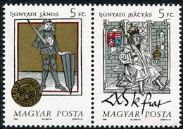 HUNGARY 1990 Hungarian Kings III MNH / **.  Michel 4085 Zf - Ungebraucht