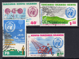 Kenya, Uganda & Tanzania 1973 IMO / WMO Centenary Set Of 4, Used, SG 325/8 (BA2) - Kenya, Oeganda & Tanzania