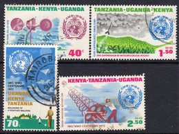 Kenya, Uganda & Tanzania 1973 IMO / WMO Centenary Set Of 4, Used, SG 325/8 (BA2) - Kenya, Oeganda & Tanzania