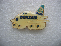 Pin's D'un Avion De La Compagnie Aérienne Francaise CORSAIR - Avions