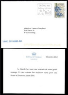 LUXEMBOURG - Pli Royal - A Son Altesse Royal Le Grand-Duc Jean - Nouvel An 2016 - Franking Machines (EMA)