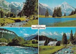 A5251- Gräppelensee With Schafberg, 1962 Helvetia Stamp Gruss Vom Obertoggenburg Suisse Switzerland Stamp Postcard - Berg