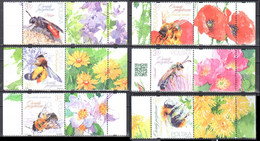 Poland 2021 - Beneficial Insects  - Mi.5292-97A - MNH(**) - Unused Stamps