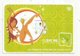 Cp, Publicité , Eau De Parfum,  I LOVE ME , Premiers Parfums De CHUPA CHUPS , Vierge - Advertising