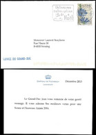 LUXEMBOURG - Pli Royal - A Son Altesse Royal Le Grand-Duc Jean - Noël 2015 - Franking Machines (EMA)