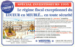 Publicités - Publicité Groupe France Investissements - Westotel - Immobilier - Carquefou - Bon état - Publicités