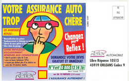 Publicités - Publicité Reflex Automobile - Assurance  - Orleans - Bon état - Advertising