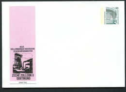 Bund PU288 B2/003-I ZECHE ZOLLERN II DORTMUND 1987  Kat. 5,00 € - Buste Private - Nuovi