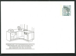 Bund PU288 B2/004 POSTAUTOMATION HANNOVER HILDESHEIM 1987 - Private Covers - Mint