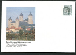 Bund PU288 B2/006 BENEDIKTINERABTEI MÜNSTERSCHWARZACH 1988 - Enveloppes Privées - Neuves