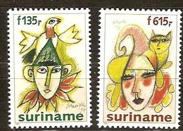 Suriname 1995 Yvertn° 1373-1374 *** MNH Cote 44 FF Le Carnaval - Surinam
