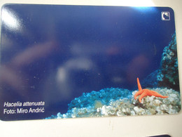 CROATIA USED CARDS MARINE LIFE  FISHES - Pesci