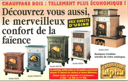 Publicités - Publicité Oliger - Chauffage - Bois - Gaz - Electricité - Fioul - St - Saint Louis - Moselle - Bon état - Publicités