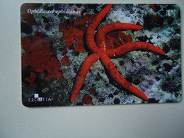 CROATIA USED CARDS MARINE LIFE  FISHES - Peces