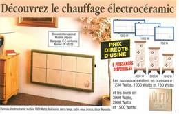 Publicités - Publicité Oliger - Chauffage - Bois - Gaz - Electricité - Fioul - St - Saint Louis - Moselle - Bon état - Publicités