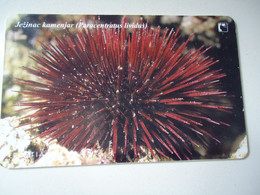 CROATIA USED CARDS MARINE LIFE  FISHES - Pesci